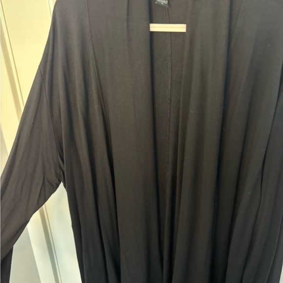 Athleta Black Open Front Cardigan Sweater - Picture 3 of 6